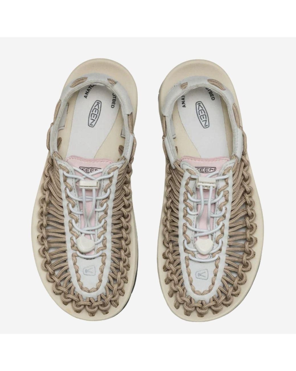 Keen White Uneek Leather Sandals