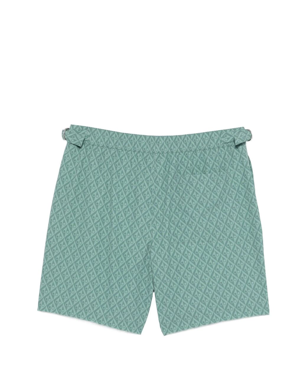 Moose Knuckles Green Hide And Swim Short