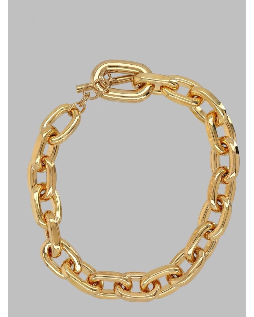Rabanne Metallic Oversized Chain Link Bracelet