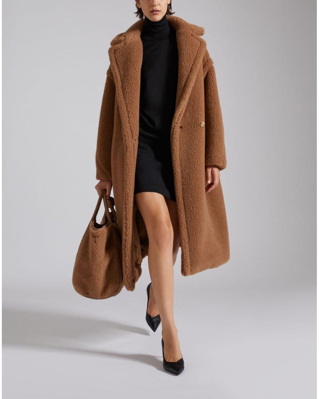 Max Mara Brown Teddy Bear Icon Coat