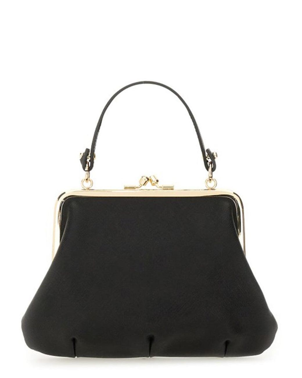 Vivienne Westwood Black Borsa "Granny Frame"