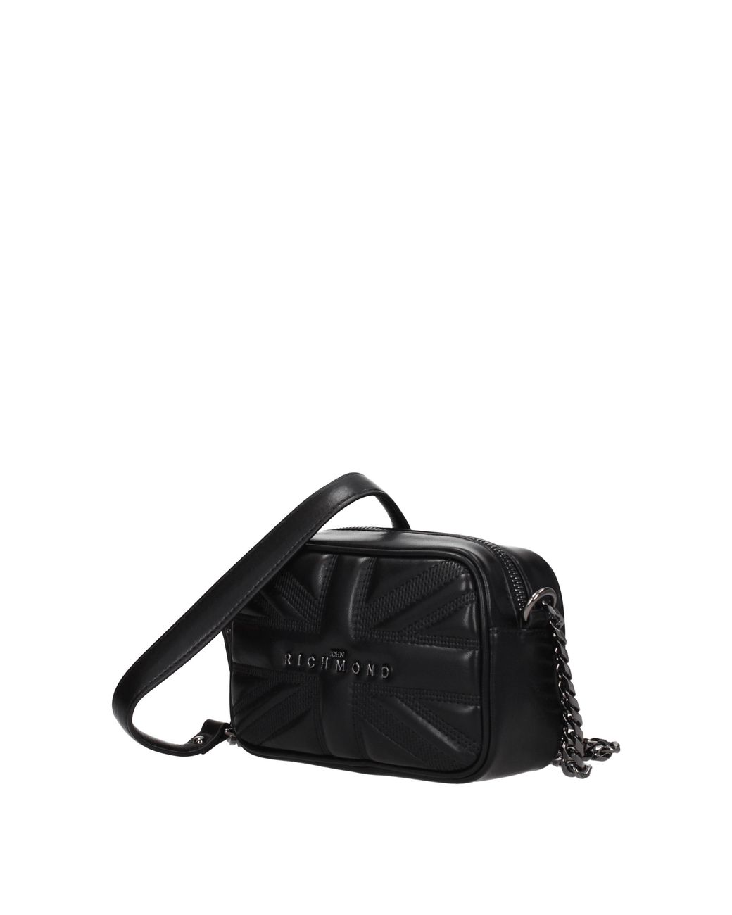 John Richmond Black Crossbody Bag Polyurethane