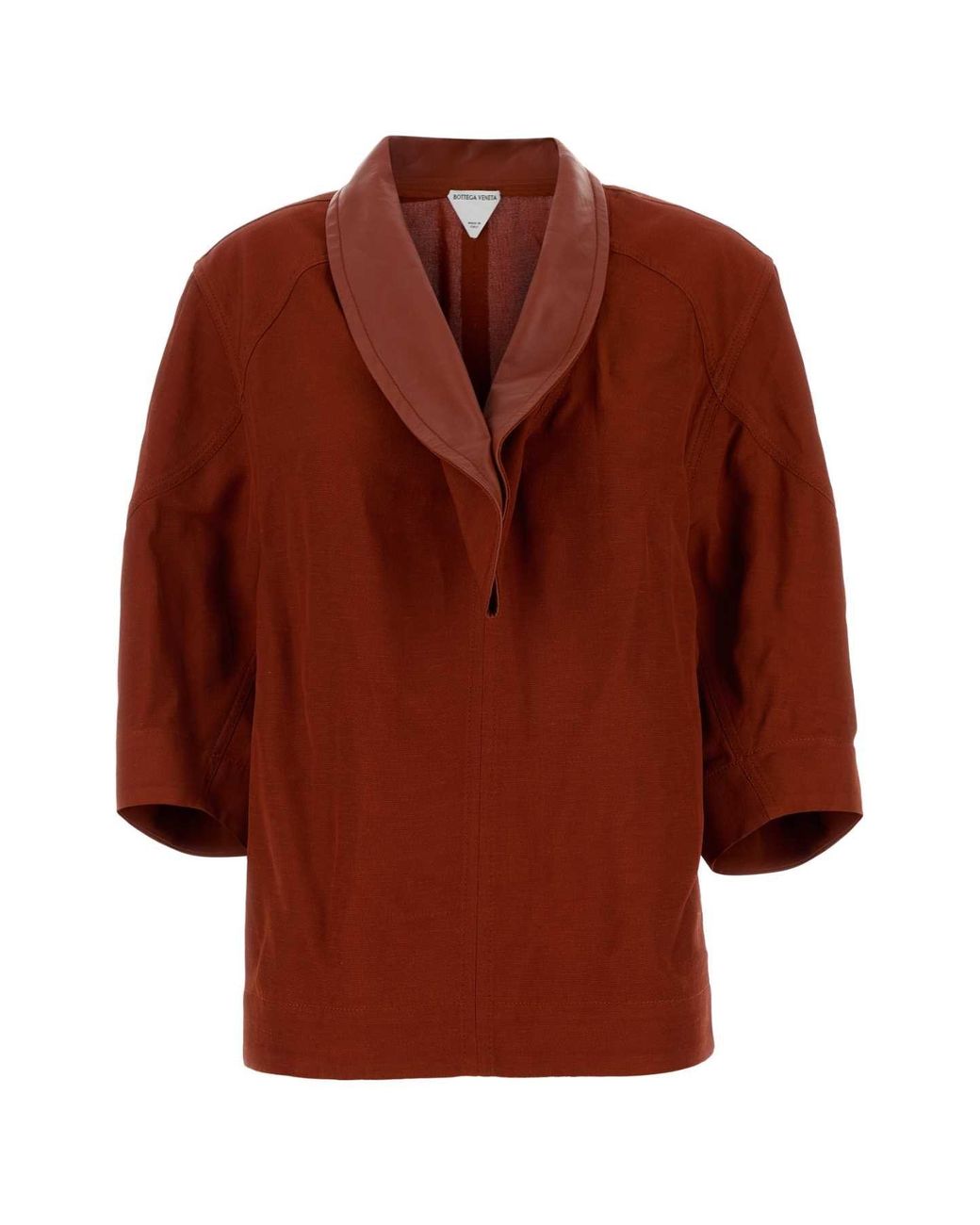 Bottega Veneta Brown Tiziano Viscose Blend Blouse