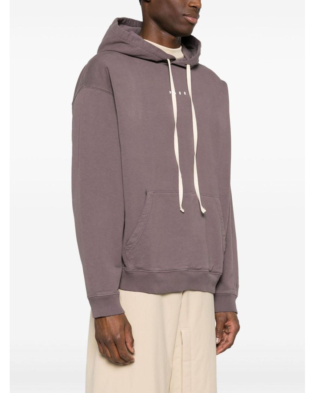 Paura Brown Santi Hoodie Basic for men