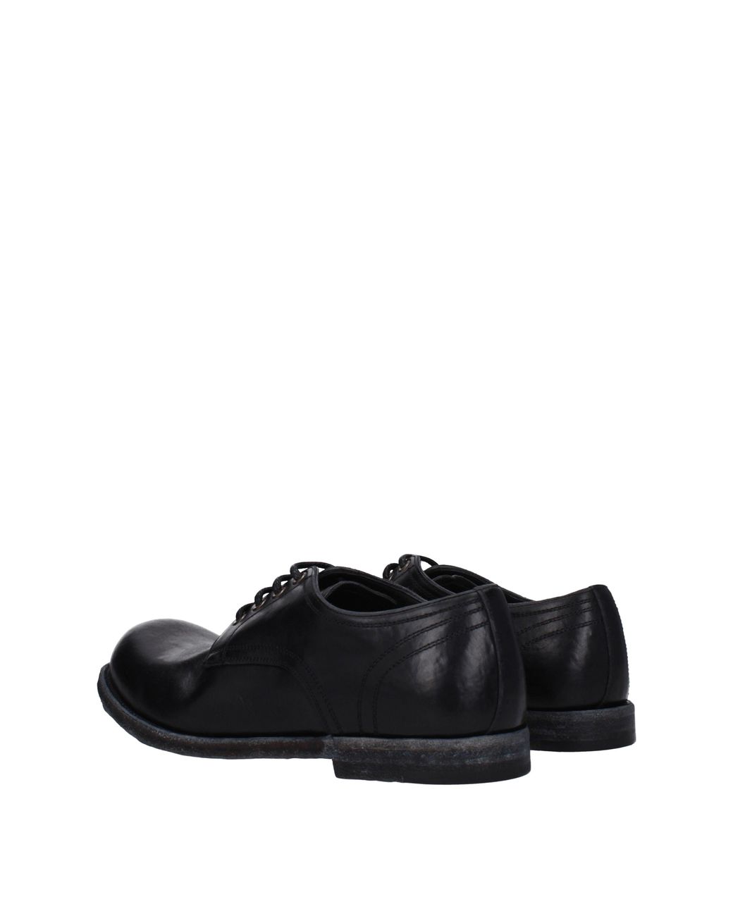 Dolce & Gabbana Black Dolce&Gabbana Derby Re Edition Leather