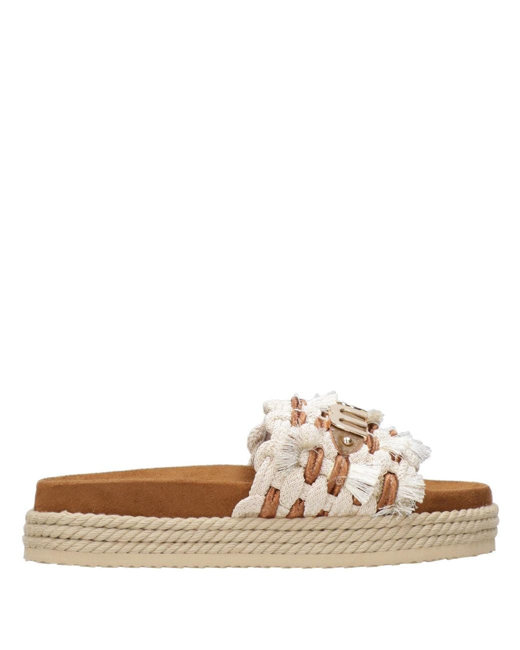 Mou White Sandalen Beige