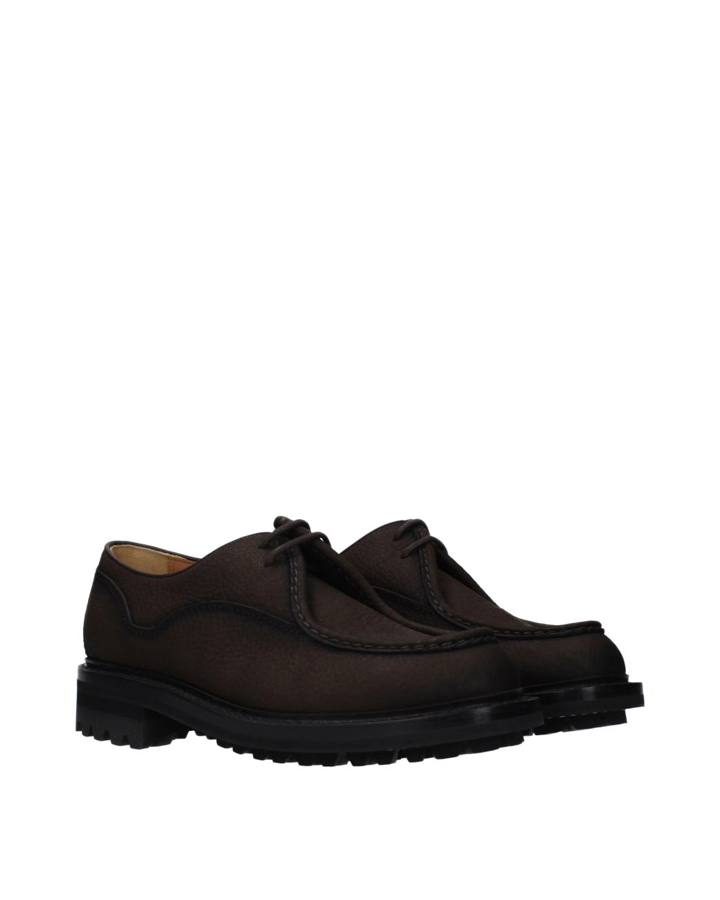 Church's Black Derby Lymington Suede/Ebony