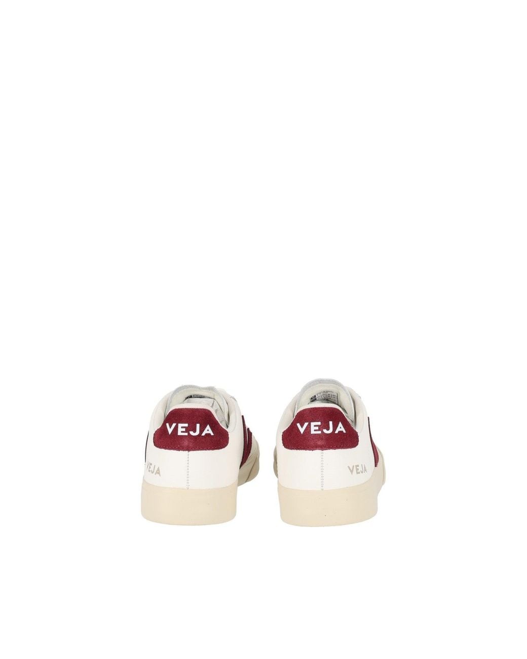 Veja Pink Campo Deep Suede Accent Low-Top Sneakers