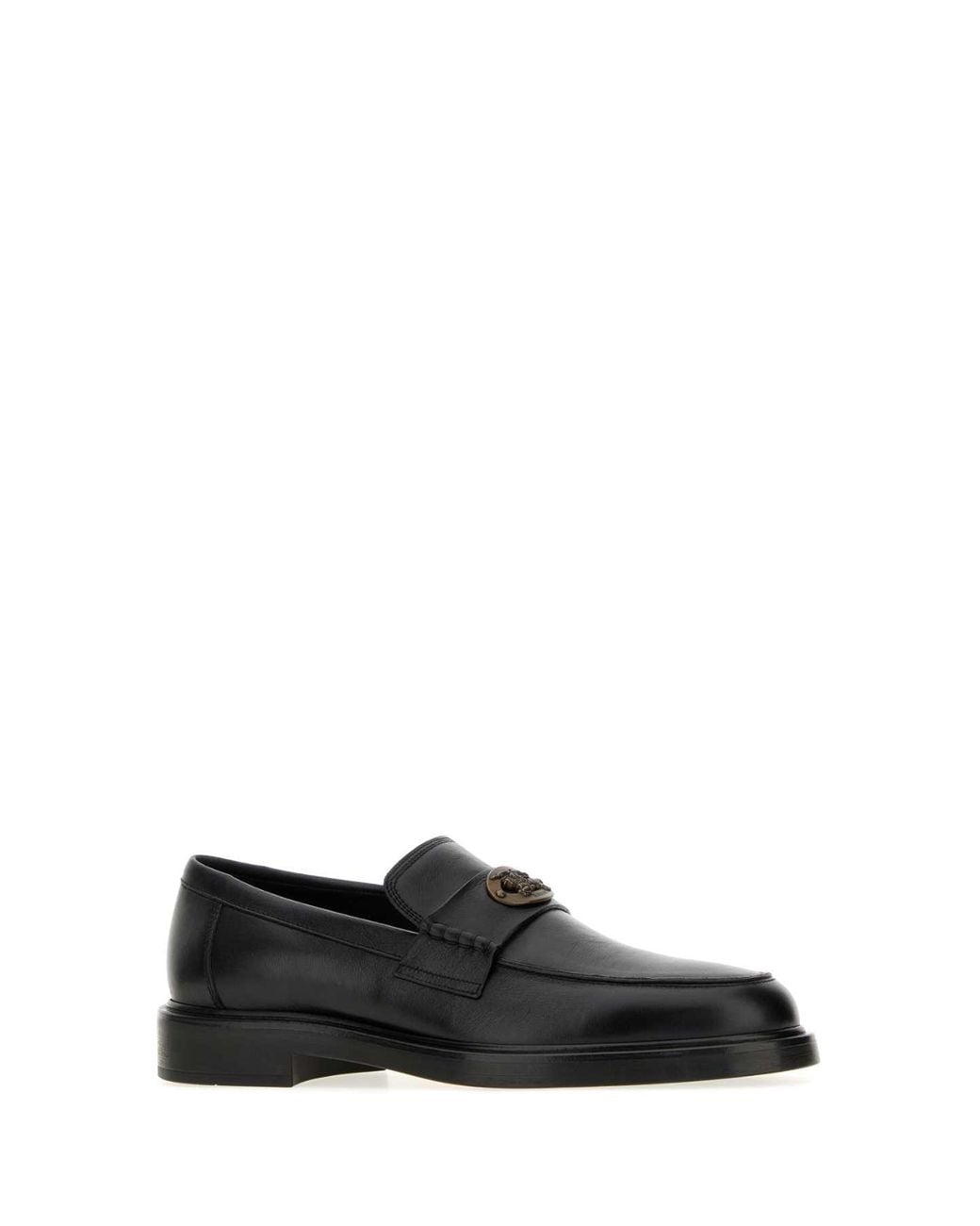 Burberry Black Leather Pembroke Loafers