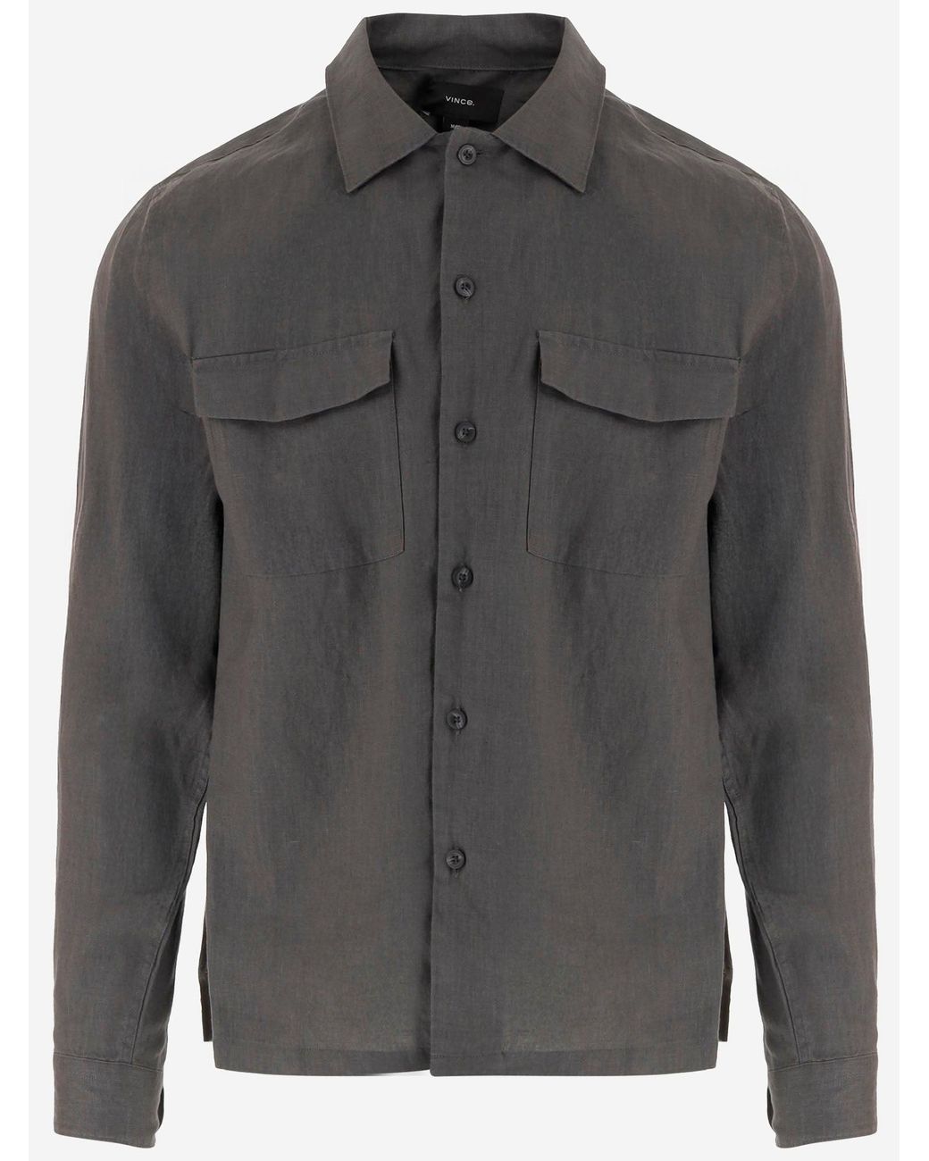 Vince Gray Linen Shirt