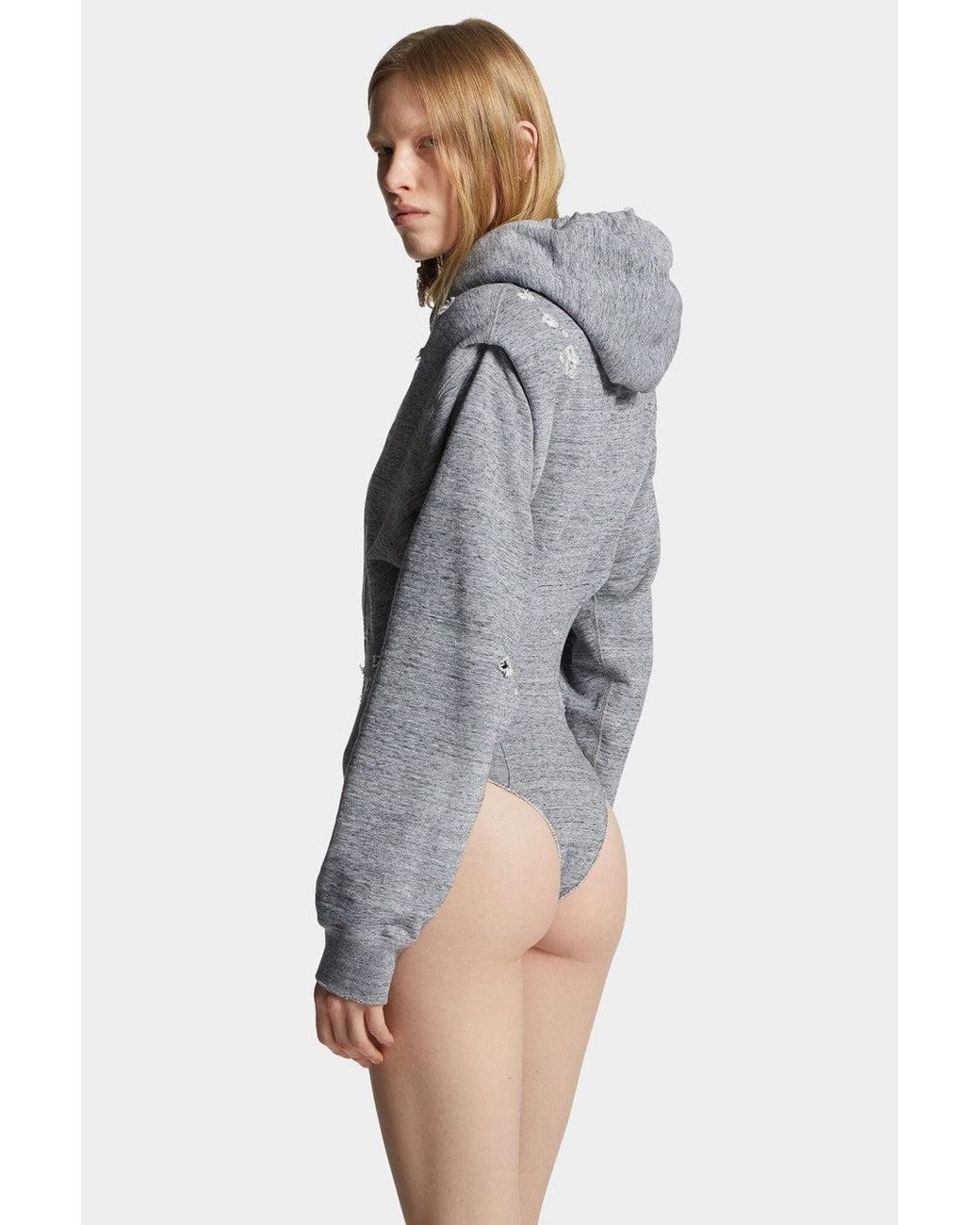 DSquared² Sweatbodysuit in het Gray