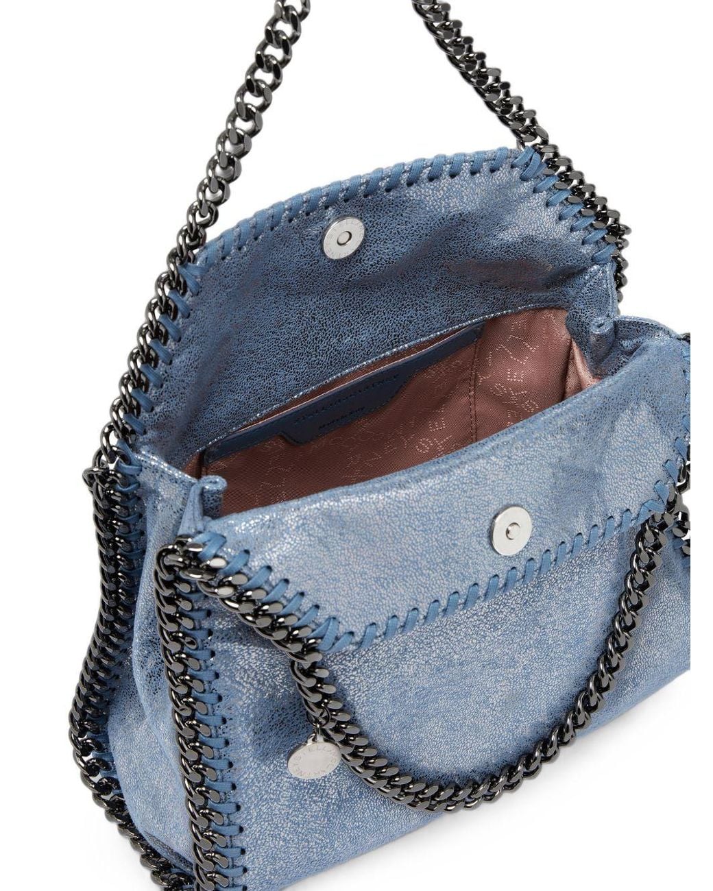 Stella McCartney Blue Falabella Mini Handbag