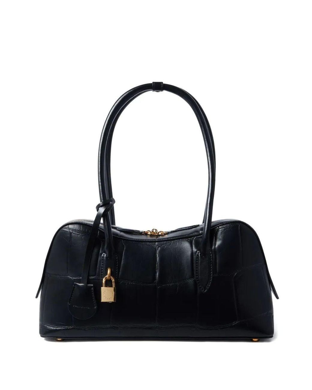 Stella McCartney Black Bags Leathe Rand Out.Mat