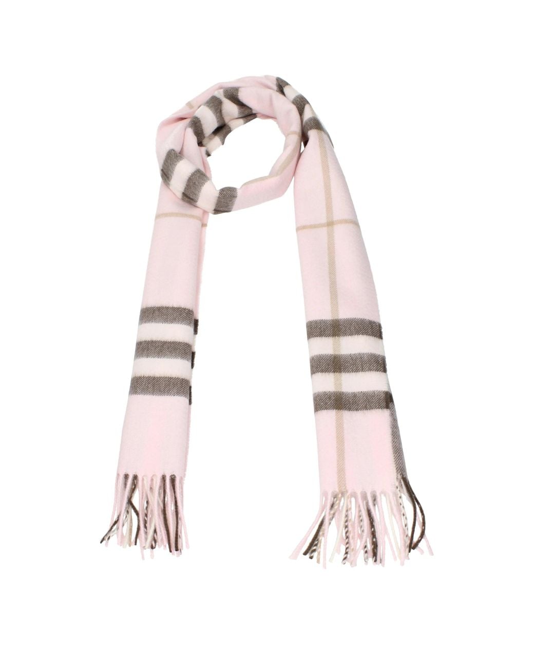Burberry Pink Cashmere Scarves/Bow