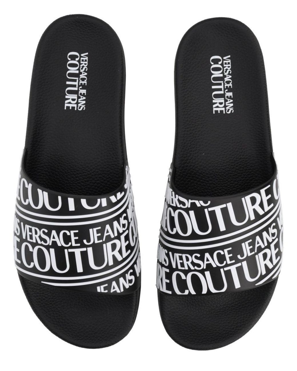 Versace Jeans Couture White Elastane Flats
