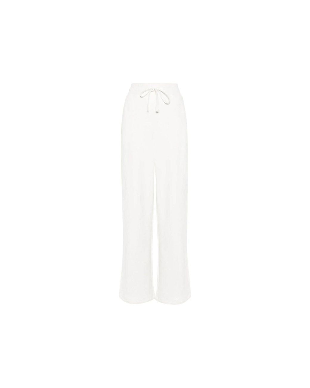 Gucci White Interlocking G-Patch Cotton Track Pants