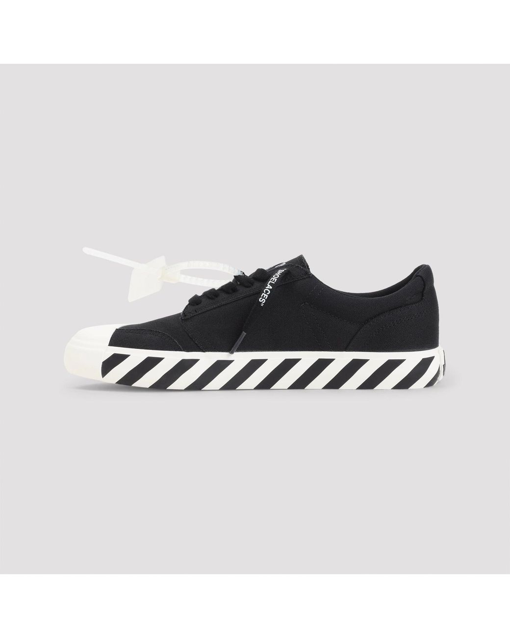 Off-White c/o Virgil Abloh Black M-Vulc Undercut Sneakers