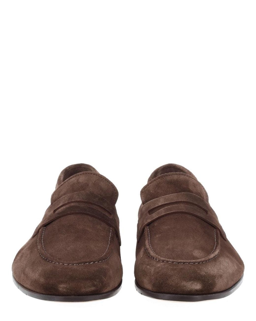 Premiata Brown Calf Leather Loafers