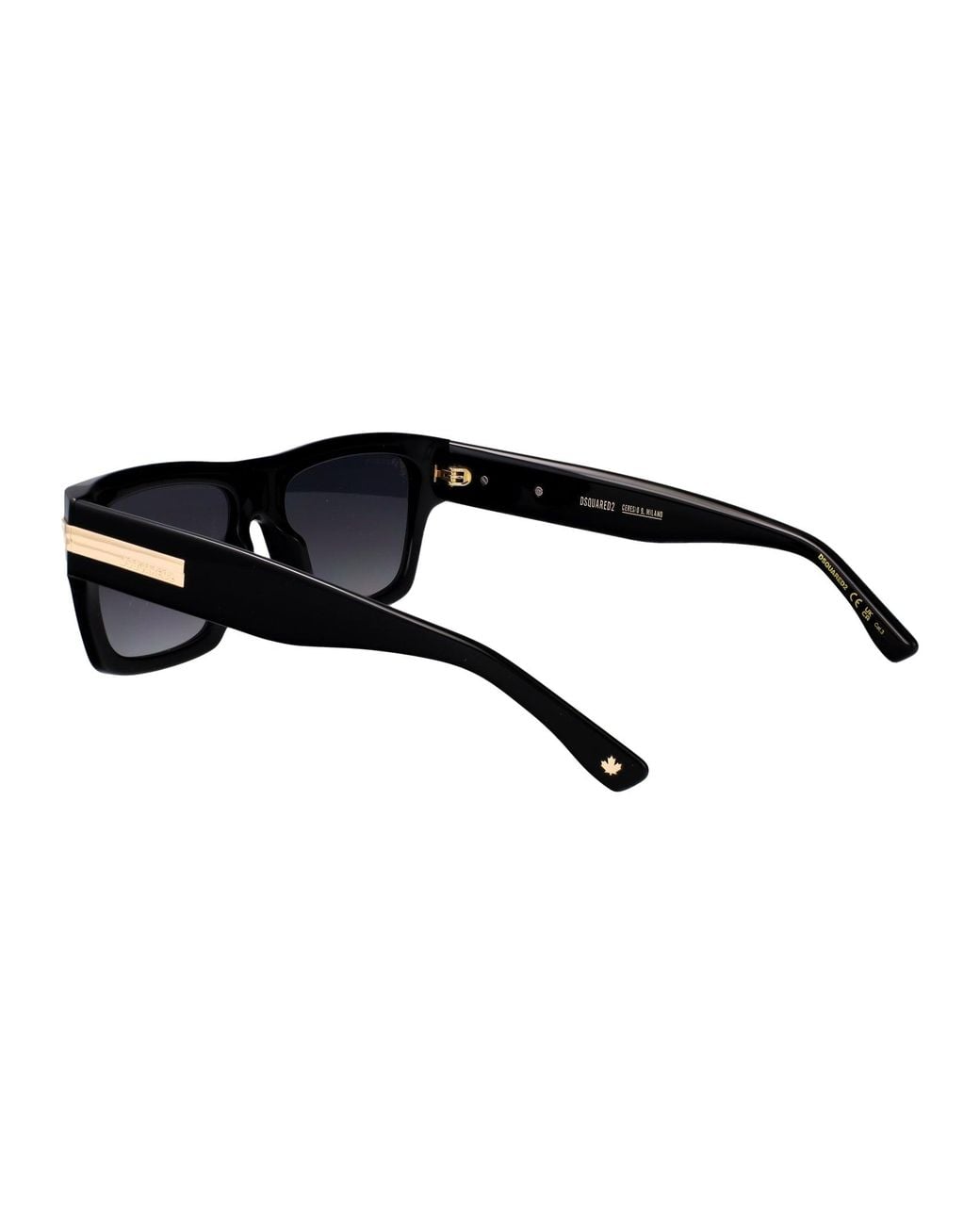 DSquared² Black Squared Sunglasses D2 0198/S 807