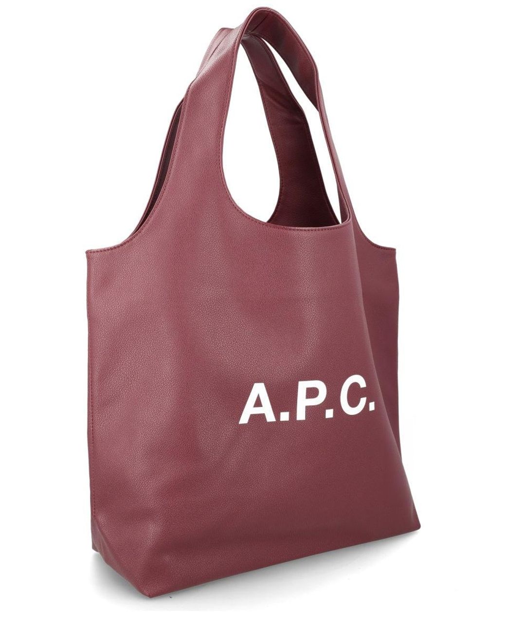 A.P.C. Purple Ninon Shopper Bag