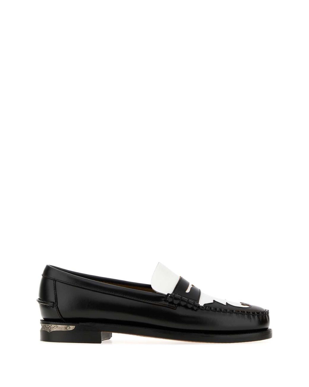 Sebago Black Leather Dan Scarabeo Loafers