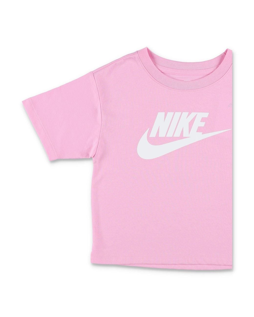 Nike Pink Girls Short Sleeve Graphic T-Shirt
