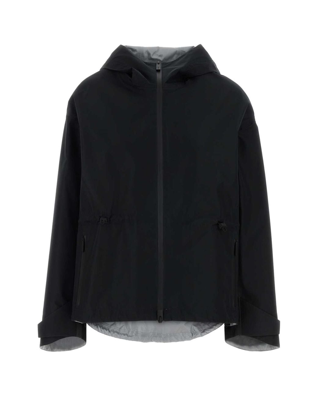 Herno Black Polyester Windbreaker