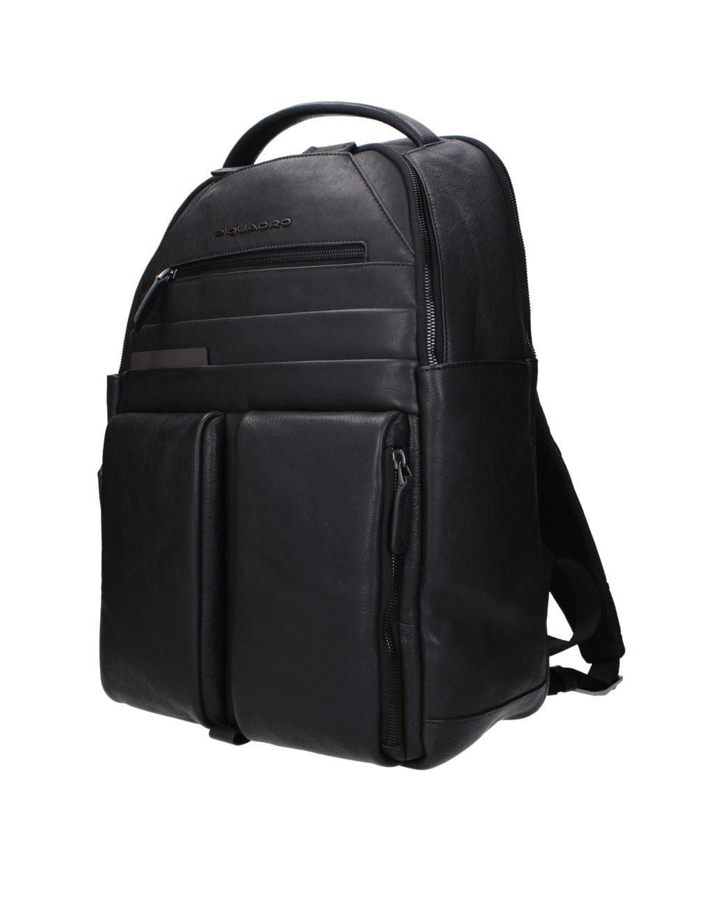 Piquadro Black Zaini E Marsupi Uomo Pelle Nero