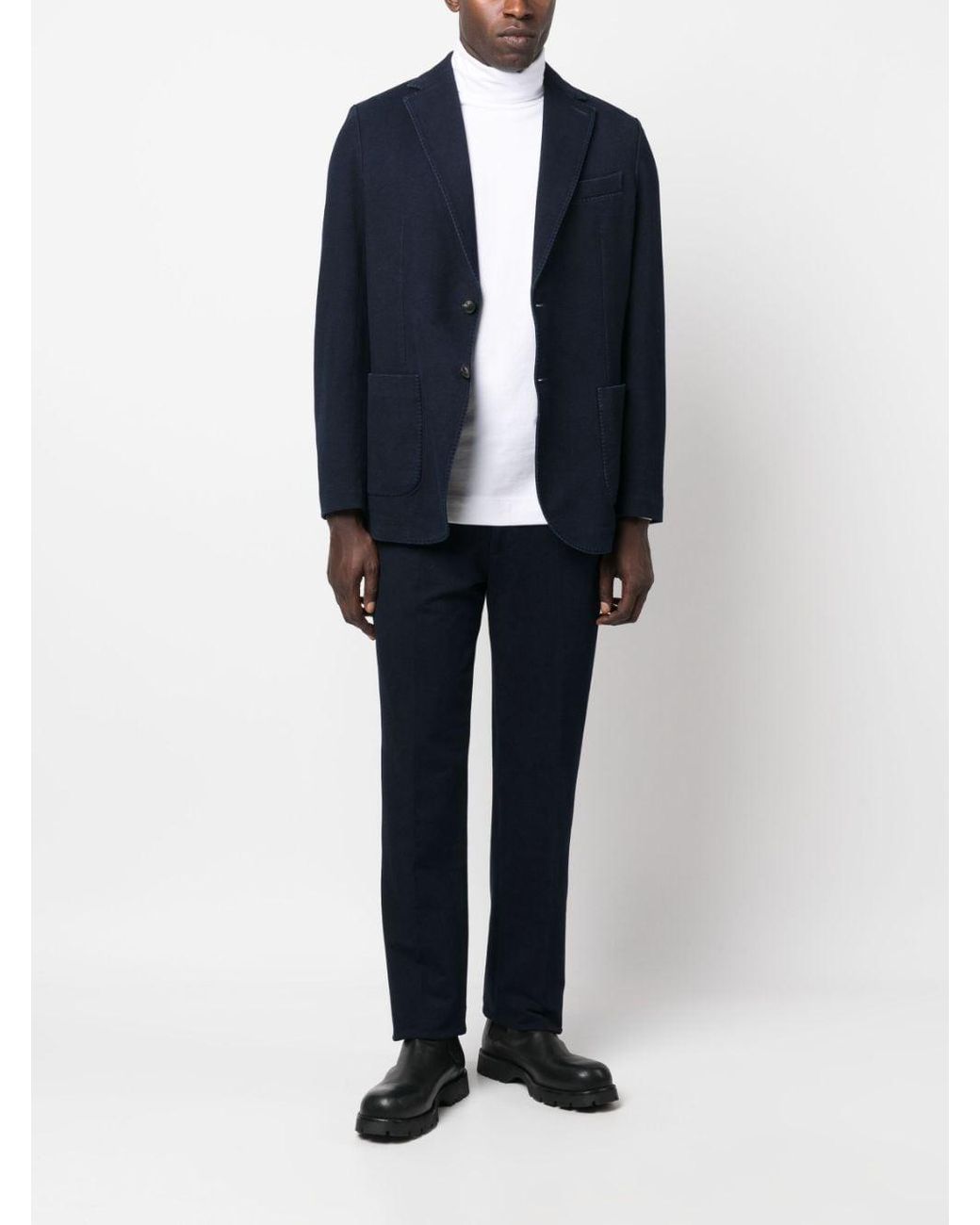 Circolo 1901 Straight Broek in het Blue voor heren