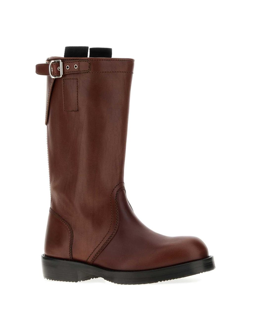 Dries Van Noten Brown Chocolate Leather Boots