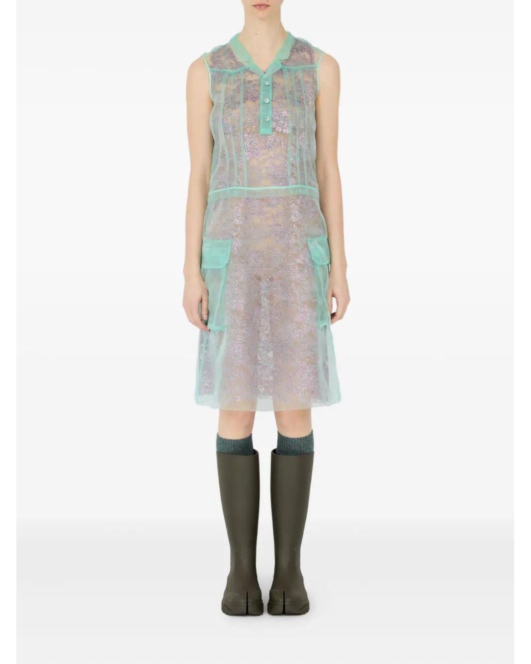 Maison Margiela White Midi Dress