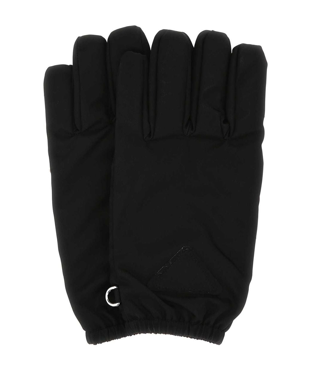 Prada Black Re-Nylon Gloves for men