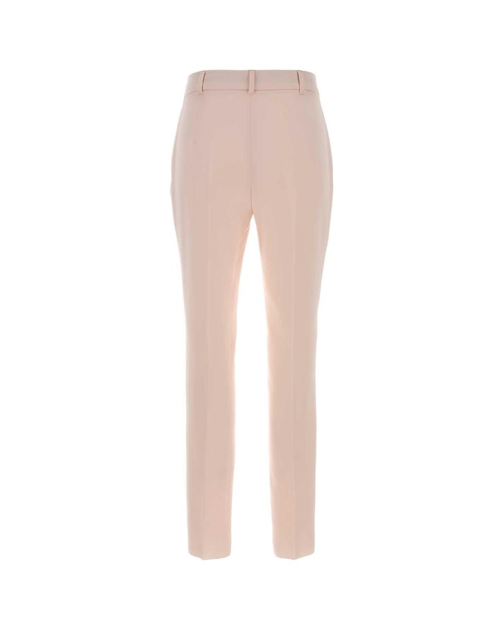 Max Mara Multicolor Pastel Pink Crepe Jerta Pant