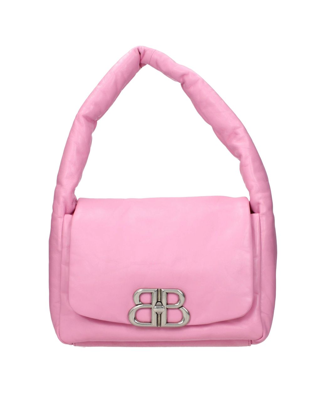 Balenciaga Pink Handbags Leather