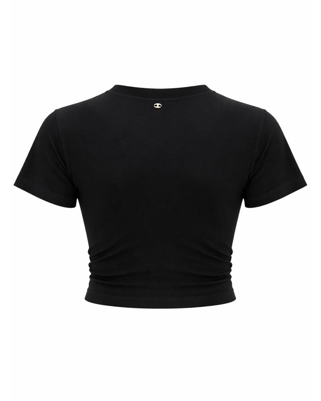 Rabanne Black T-Shirt Cropped