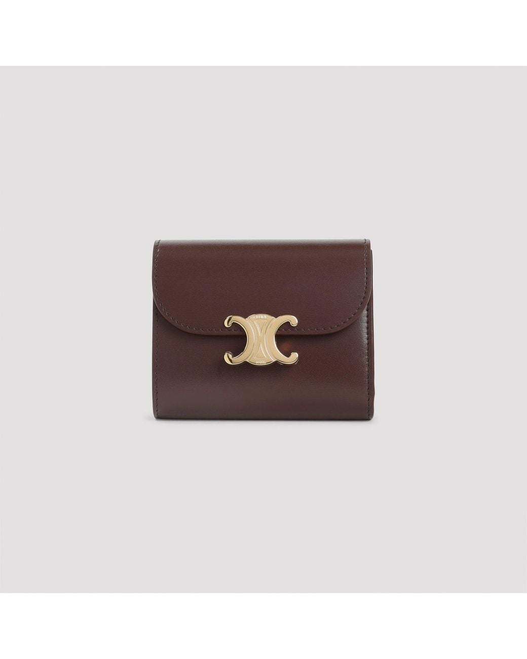 Céline Brown Small Flap Wallet
