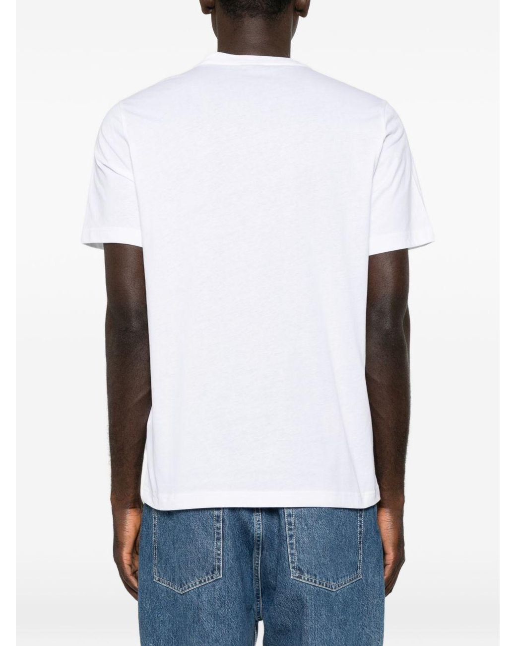 Paul Smith White Mushrooms Cotton T Shirt