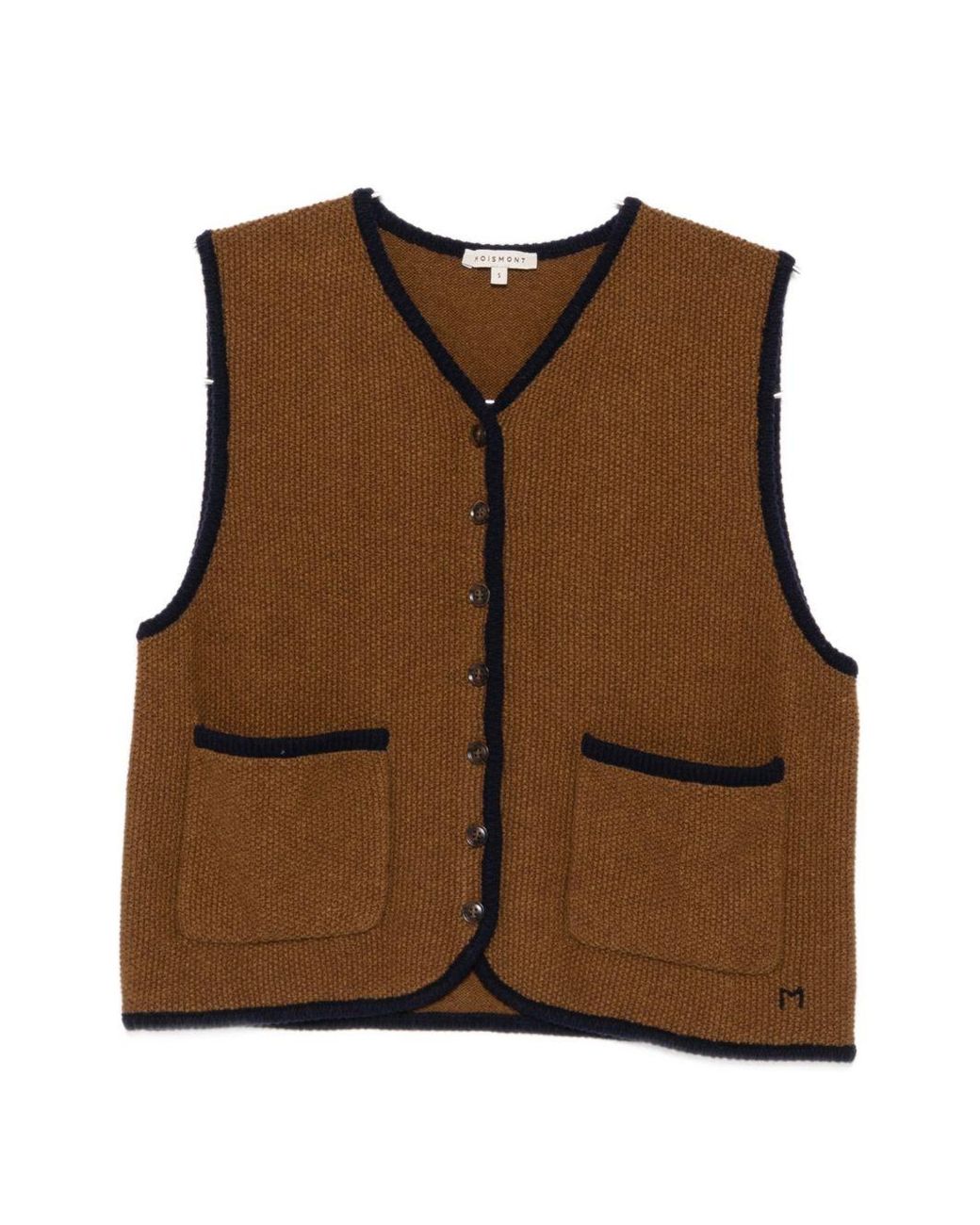 Moismont Brown Angele Wool Cardigan