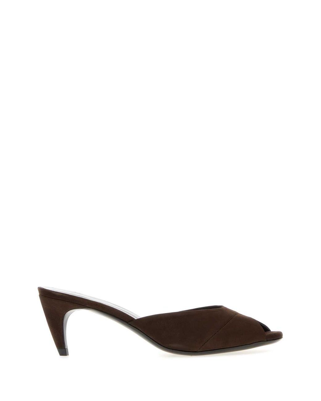 Jude Black Chocolate Nubuck Cave Mules