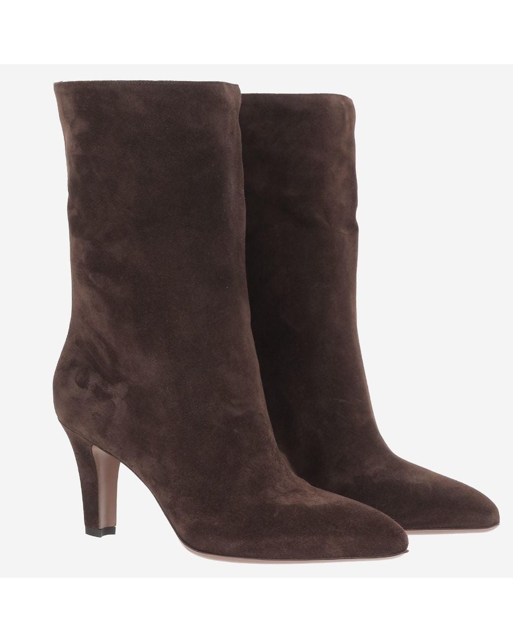 Paris Texas Brown Ankle Boots Elsa Calf Leather (Bos Taurus)