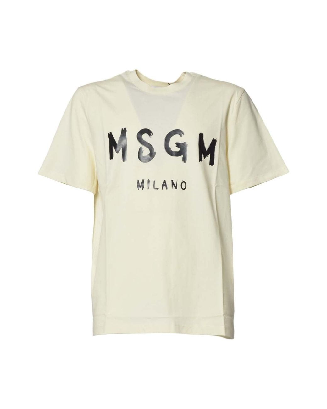MSGM Natural T Shirts And Polos