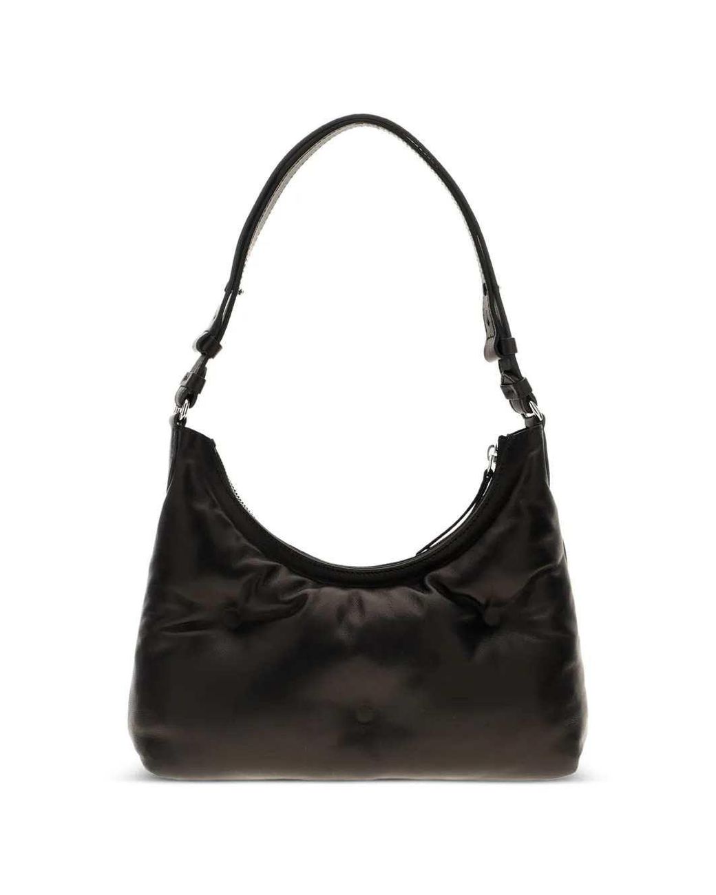 Maison Margiela Black Glam Slam Leather Shoulder Bag