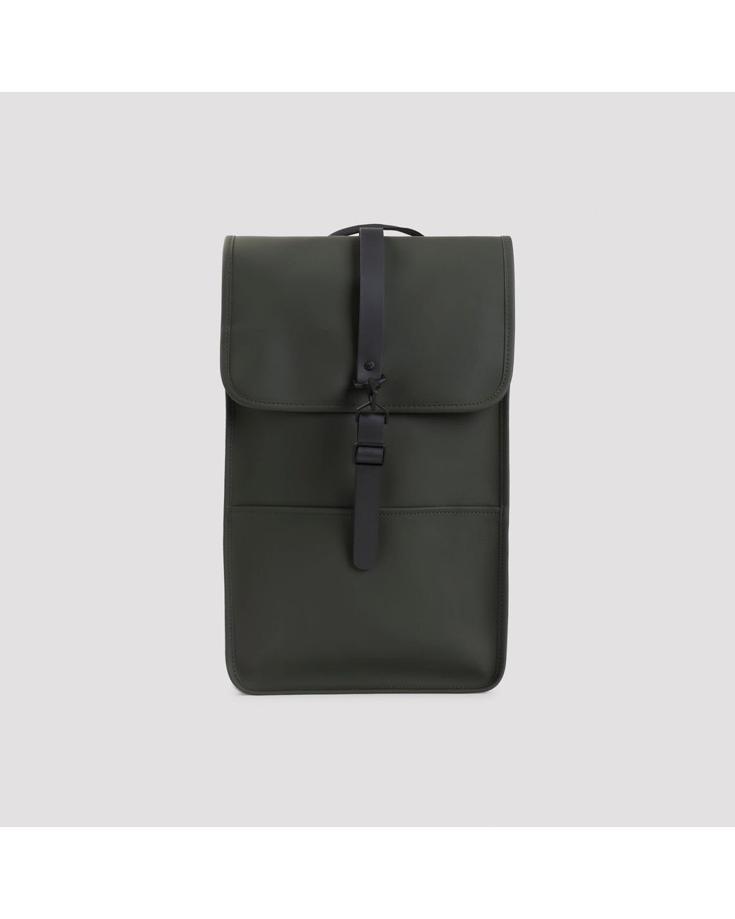 Rains Gray Style Polyester Backpack for men