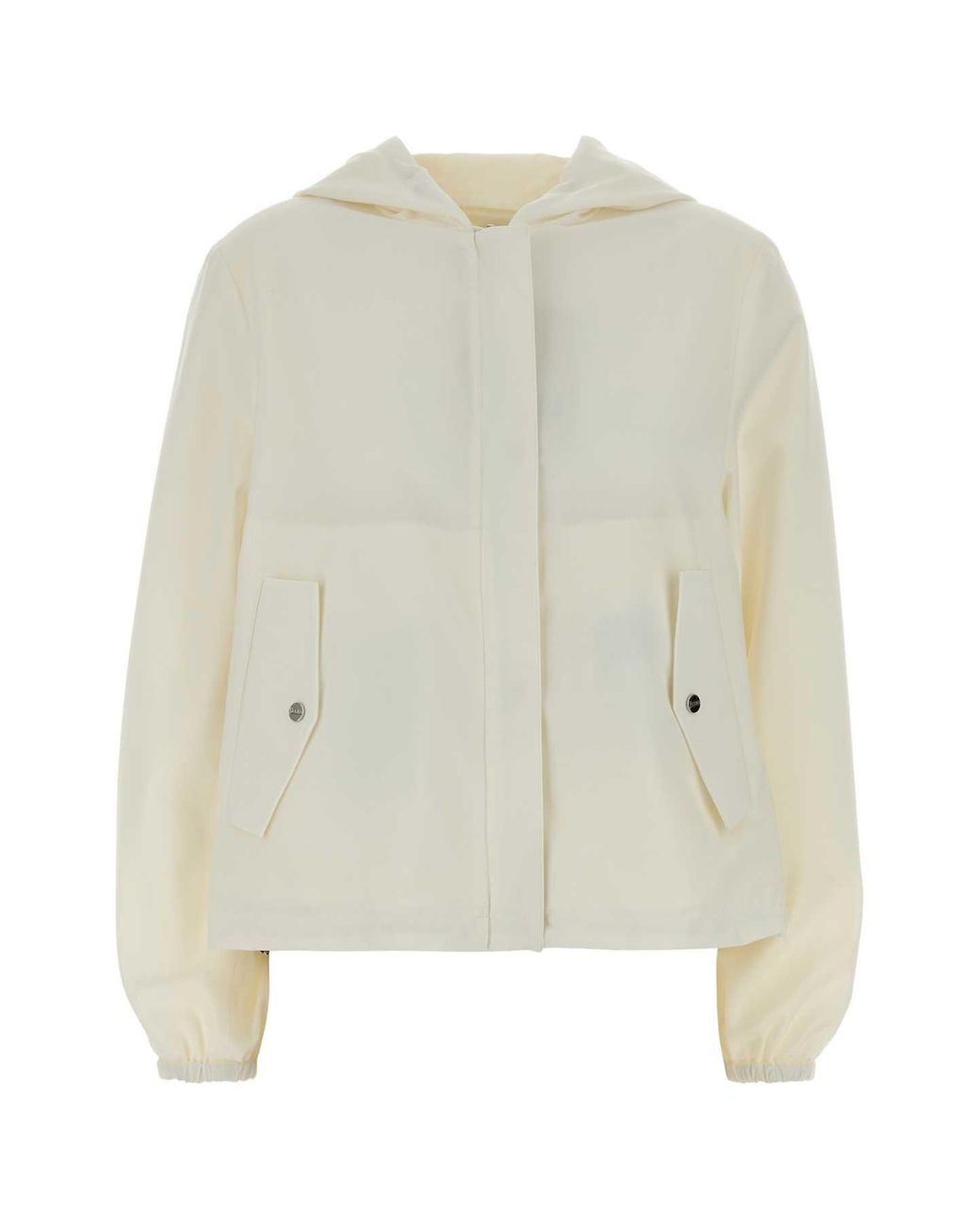 Herno White Jersey Reversible Jacket