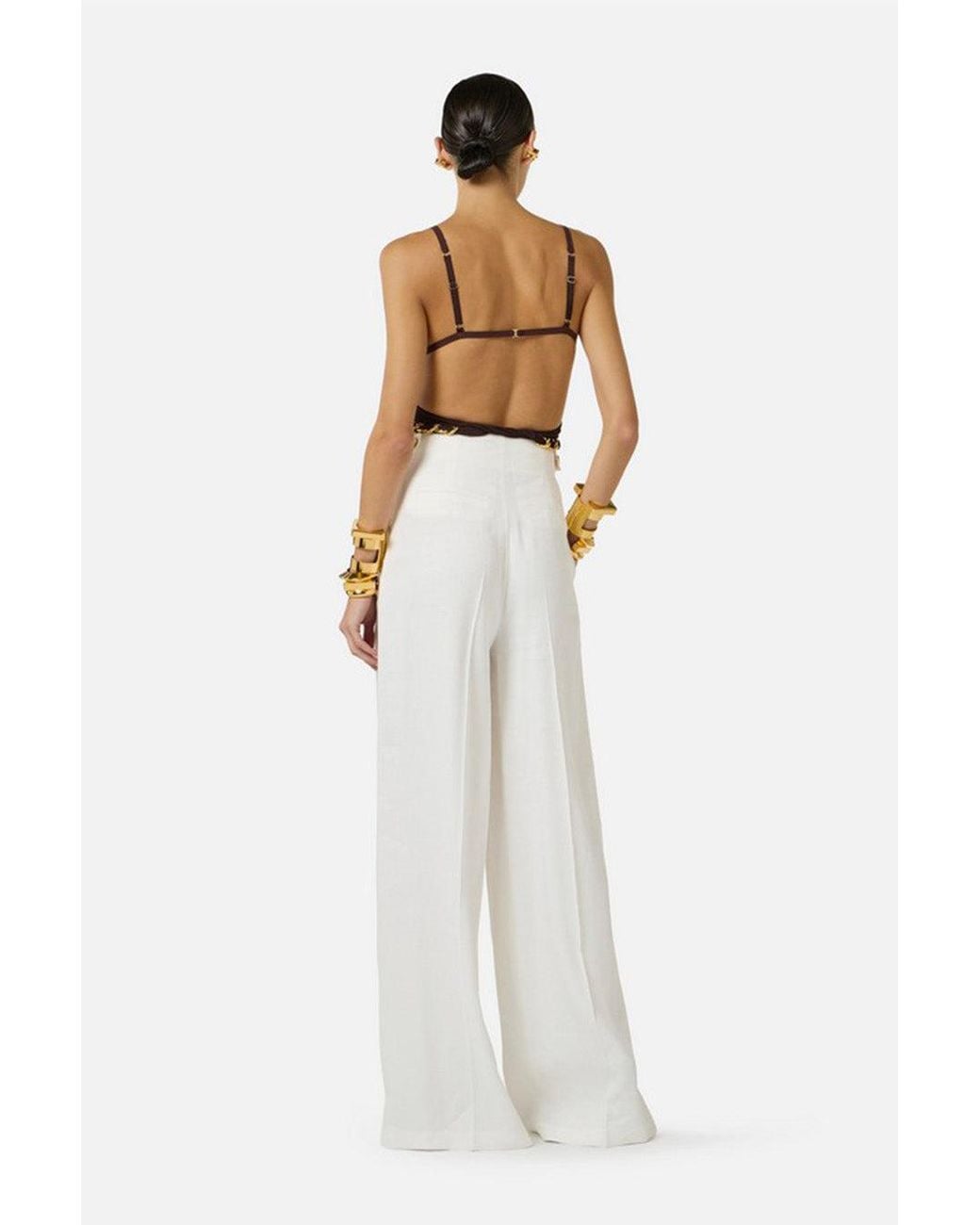 Elisabetta Franchi White Elisabetta Franchi Ivory