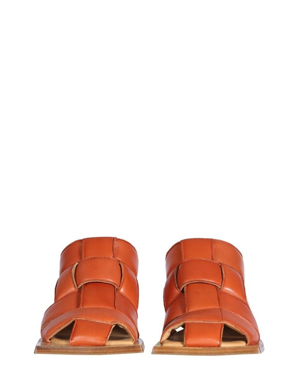 Miista Brown Mule Mayte Brick Sandals