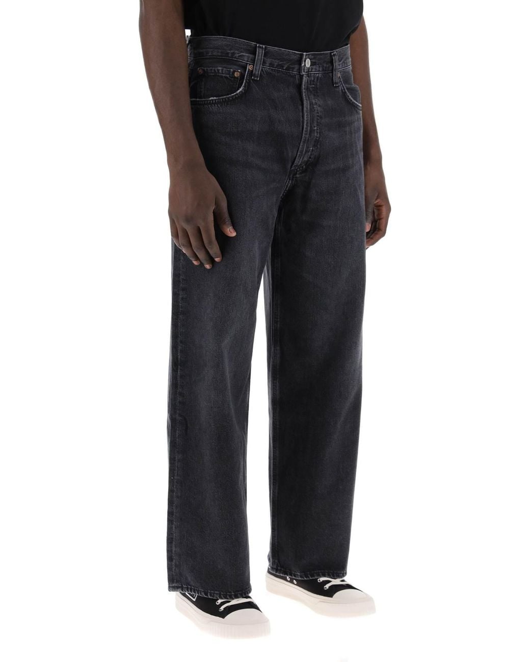 Agolde Blue Baggy Slung Jeans for men