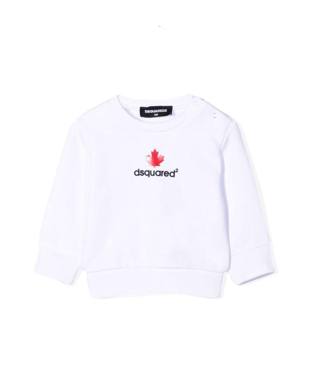 DSquared² White Felpa
