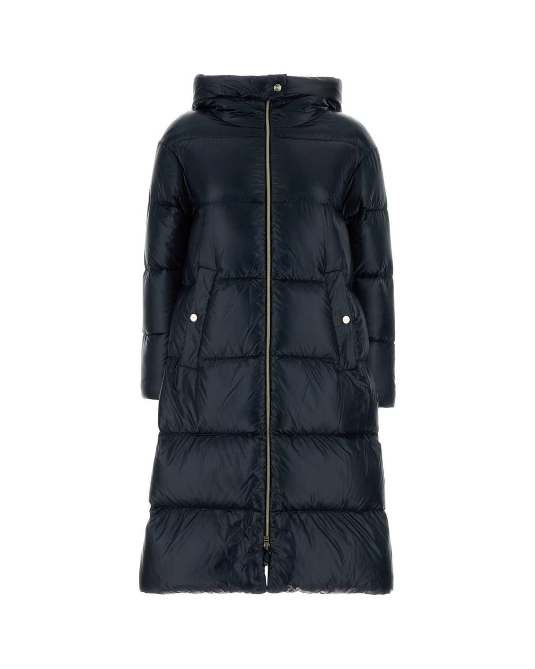 Herno Blue Nylon Down Jacket