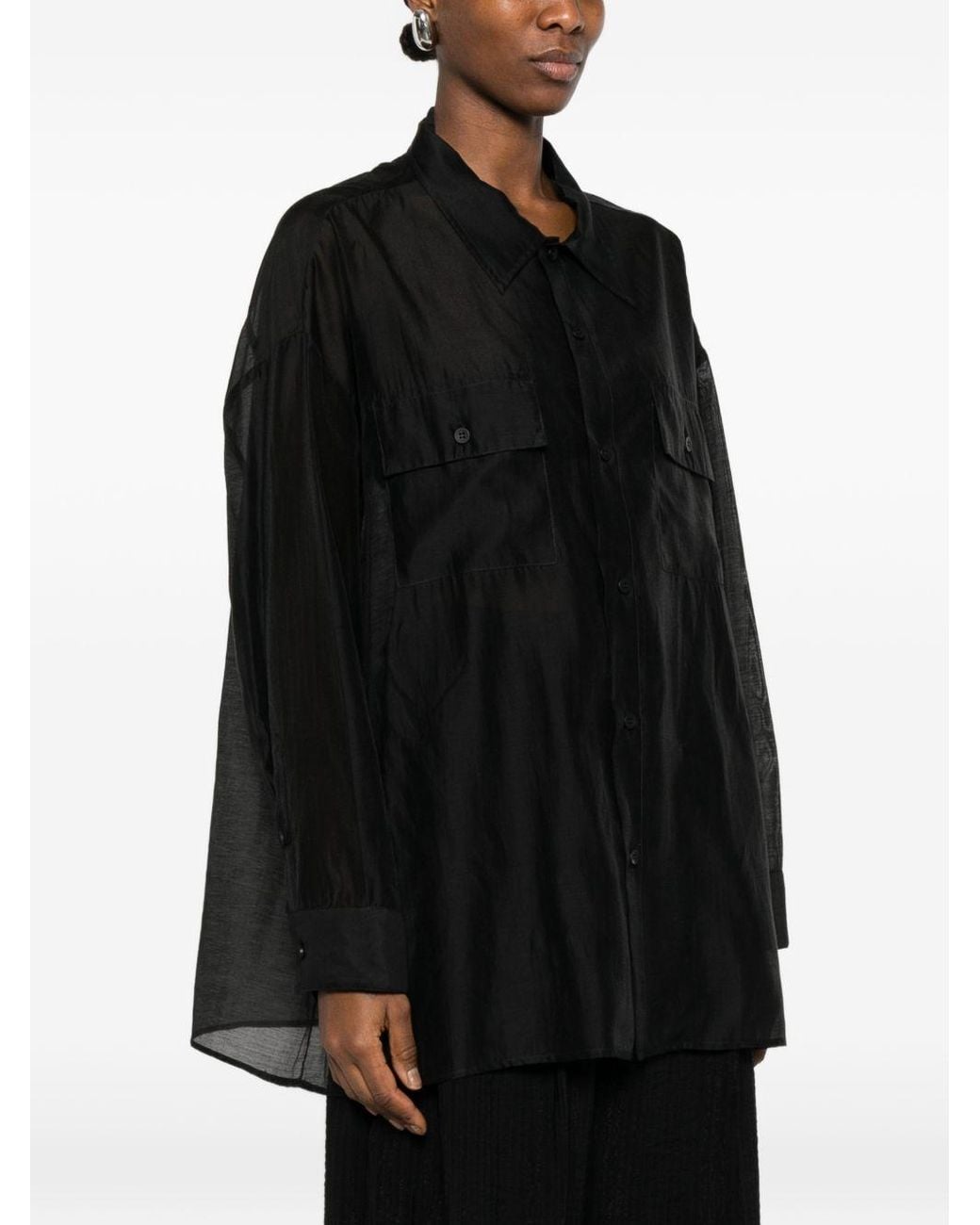 THE LATEST Black Thelatest Long-Sleeve Shirt